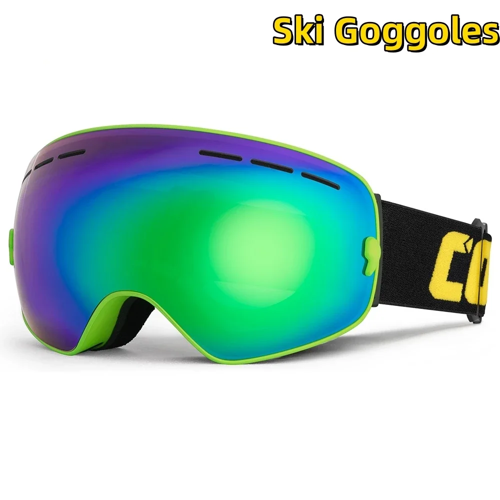 

2023 Ski Goggles Double Layers UV400 Anti-fog Big Ski Glasses Men Women Sport Skiing Mask Snowboard Men Women Snow Goggles