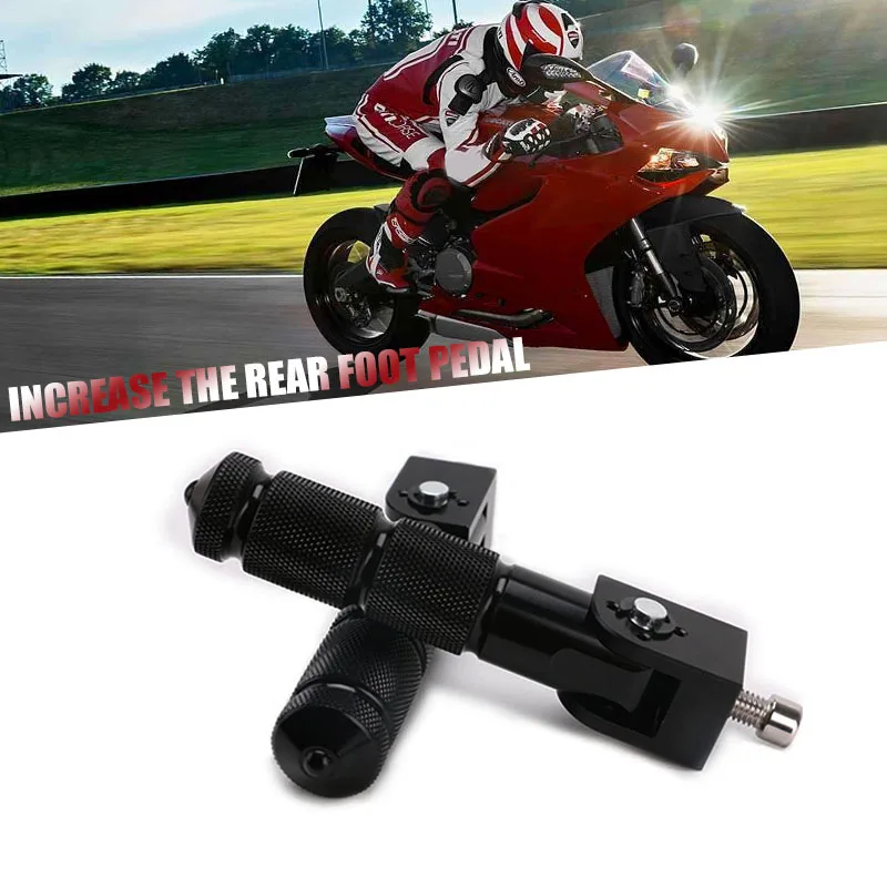 Specially for motorcycle aluminum pedal electric vehicle rear foot support bicycle 90 folding support rod 8MM universal