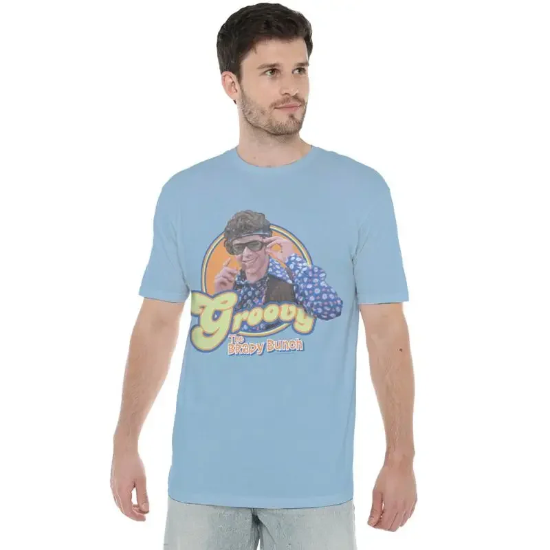 Brady Bunch Groovy Greg T Shirt S 2Xl Light Blue