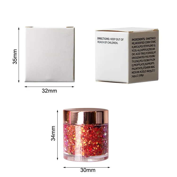 Fard à barrage caméléon 10g, maquillage pour les yeux, poudre métallique, paillettes brillantes, pigment à haute brillance, cosmétique de fête, vente en gros