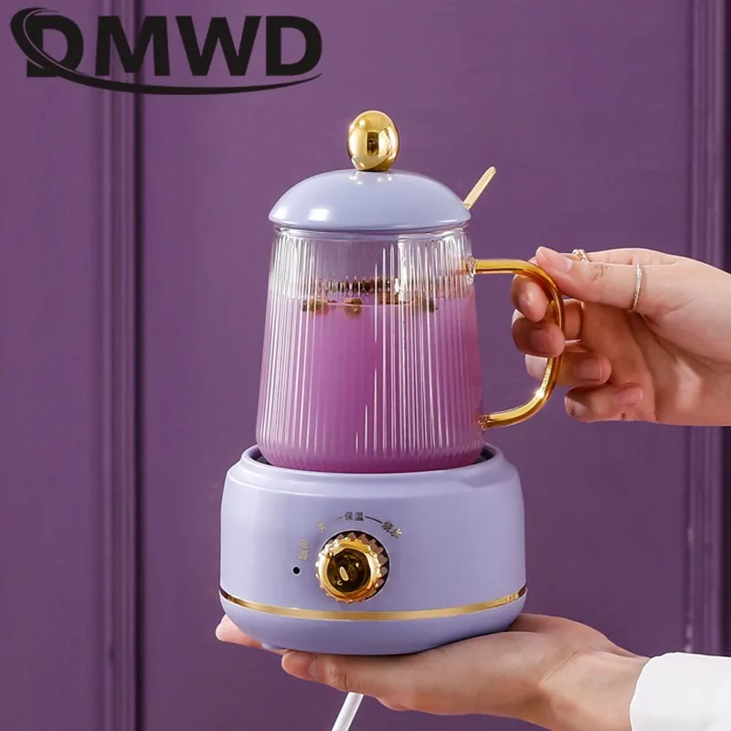 DMWD Health Cup Portable Electric Stew Cup Multi-function Boiling Cup Mini Hot Water Cup Office Flower Teapot Split Tea Boiler