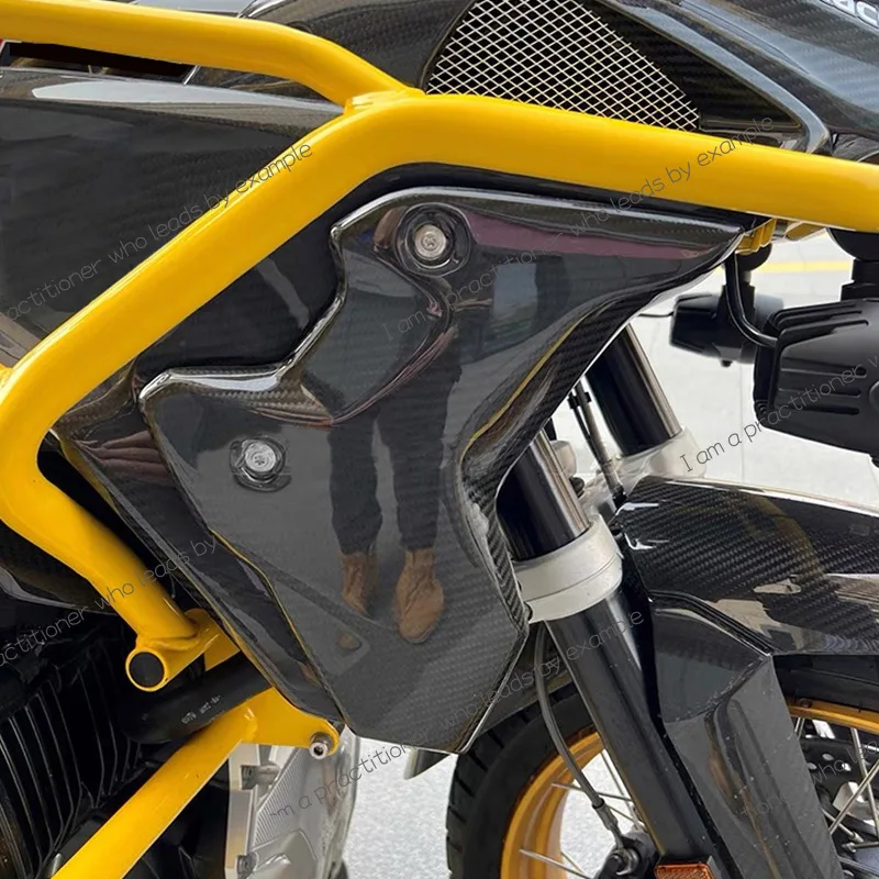 

Applicable, BMW R1250GS 18-24 Water Tank Side Panel Fixed Air Wing Guard Shield Protection