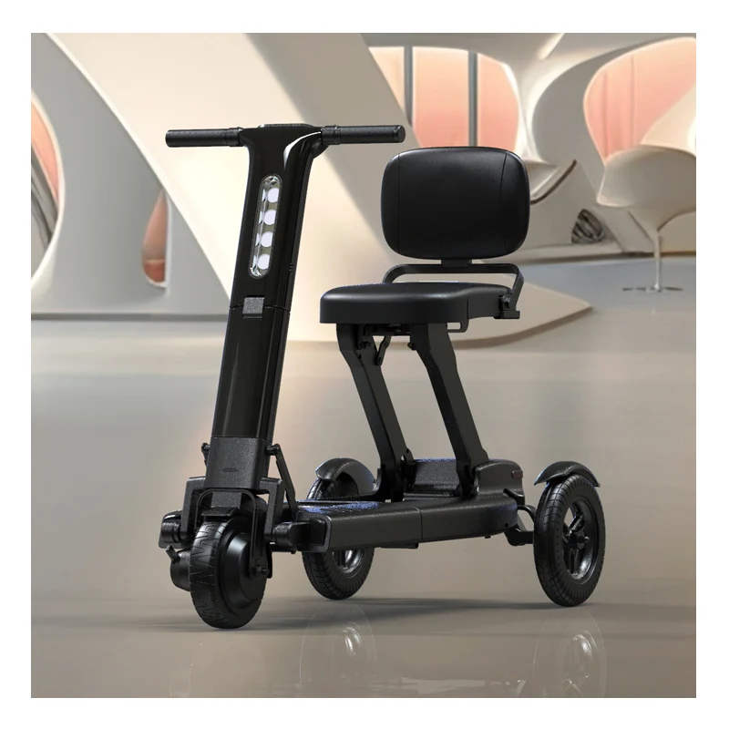 

Электроскутер Airo High Quality с 3-мя колесами, из алюминиевого сплава, с бесщеточным двигателем, складной