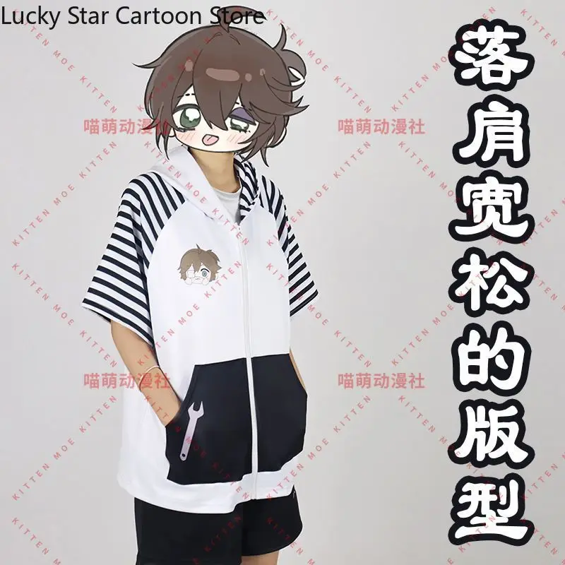 جديد الهوية الخامس لوكا البلسا سجين لعبة أنيمي تأثيري الصيف قصيرة الأكمام منامة السراويل المنزل دعوى مجموعة غير رسمية الملابس المنزلية