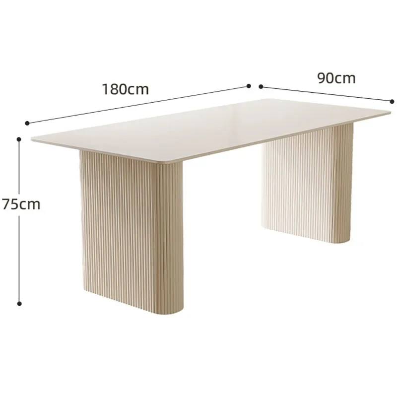 Balcony Rectangle Dining Table Modern Minimalist Neat Living Room Dining Table White Kitchen Table A Home Furniture