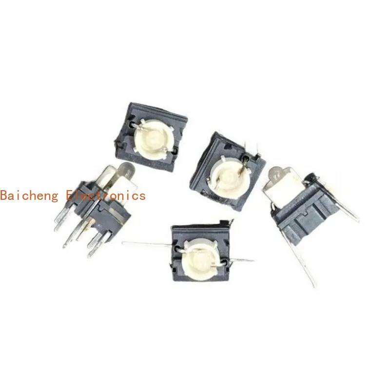 10PCS Reset with red and green dual color light button, touch button switch with light, 6-pin 10 * 10