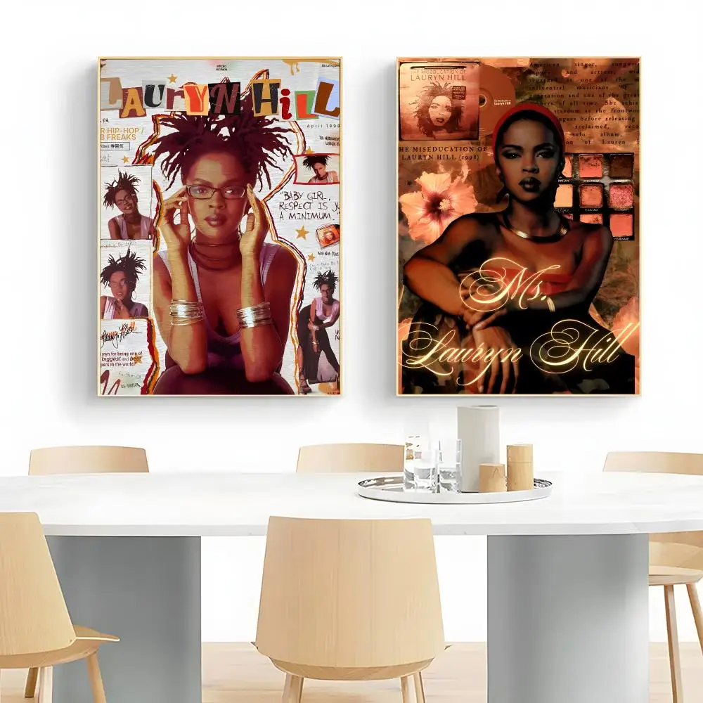 soulful singer L-Lauryn Hill Poster Wall Art Print Decorative Mural Home Decor Gift Unframed