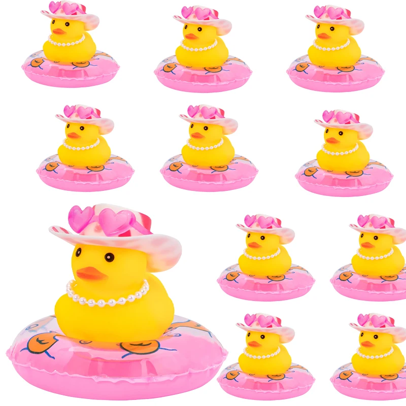6/12/24 Set Car Duck Ornament Dashboard Decorations Rubber Duck Car for Car Dashboard Accessories  Party Decorations Favors