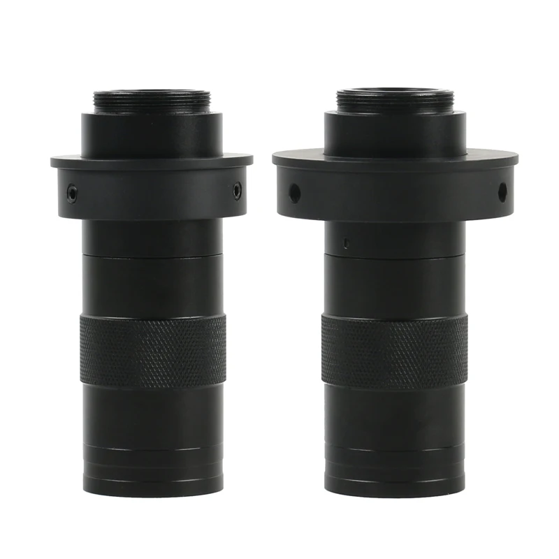 130X Zoom Monocular C Mount Lens Magnifying Glass Lens Eyepiece Fo Industrial 4k 2k HDMI VGA Type-c Soldering Microscope Camera