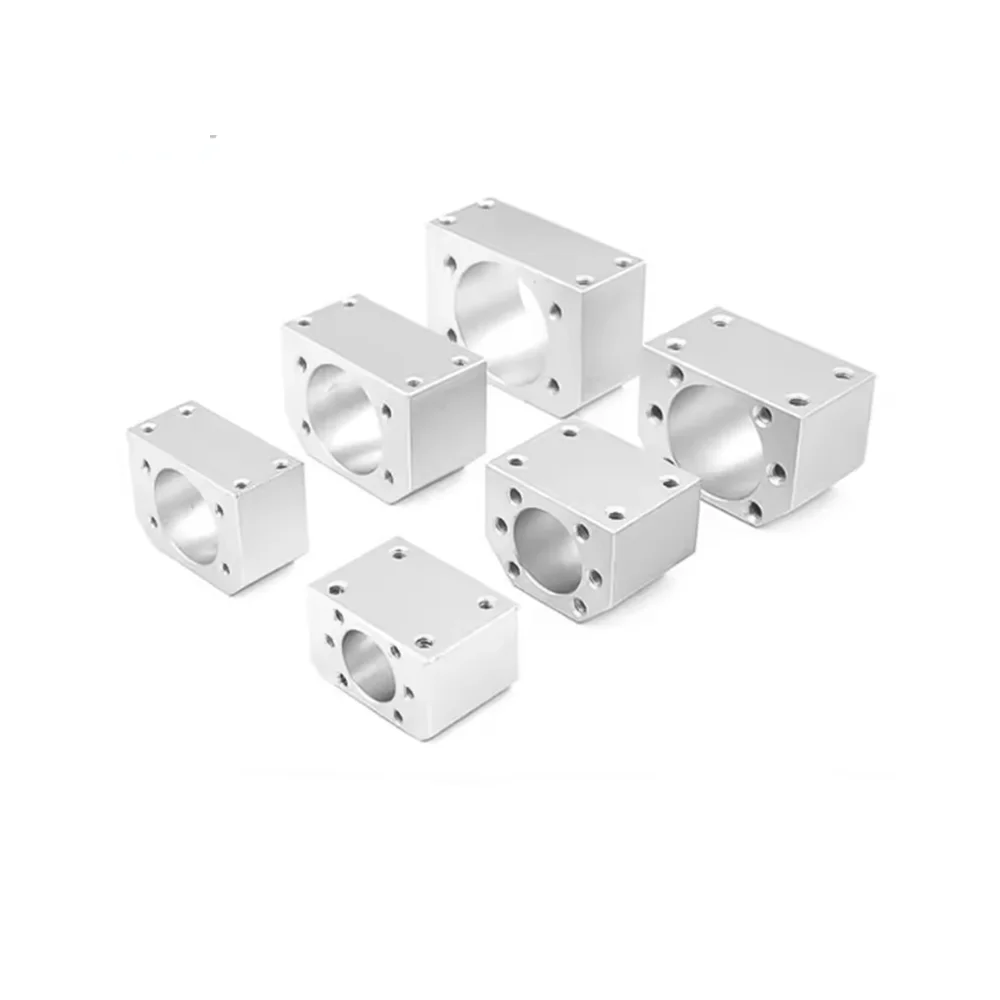 1PC DSG12H/DSG16H Ballscrew Nut Housing DSG16H DSG20H Aluminum Nut Holder for Ball Screw SFU1605/2005/2505 CNC 3D Printer Parts