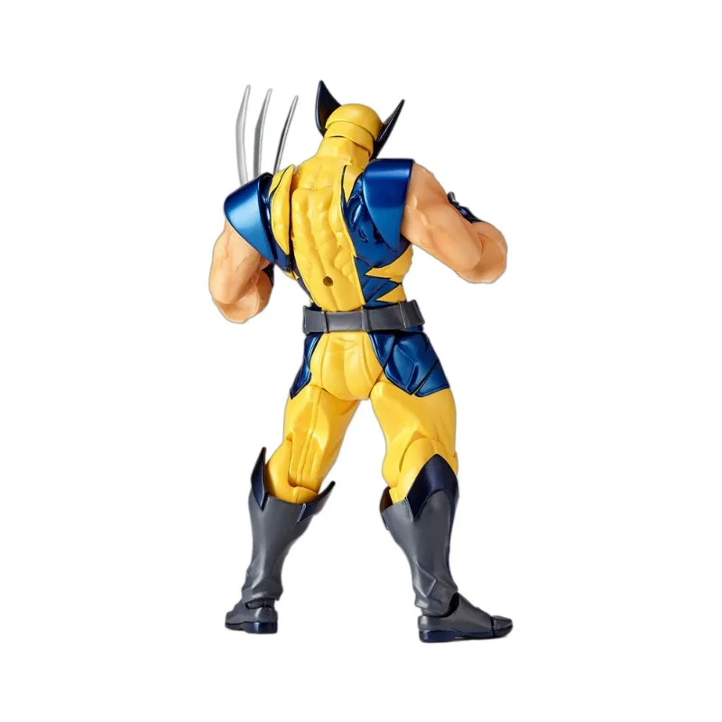 Nuova vendita calda Wolverine Figure Mafex 138 Brown Comic X-Men Action Figure Modello mobile congiunto Statua Giocattoli per bambini Ornamento da tavolo