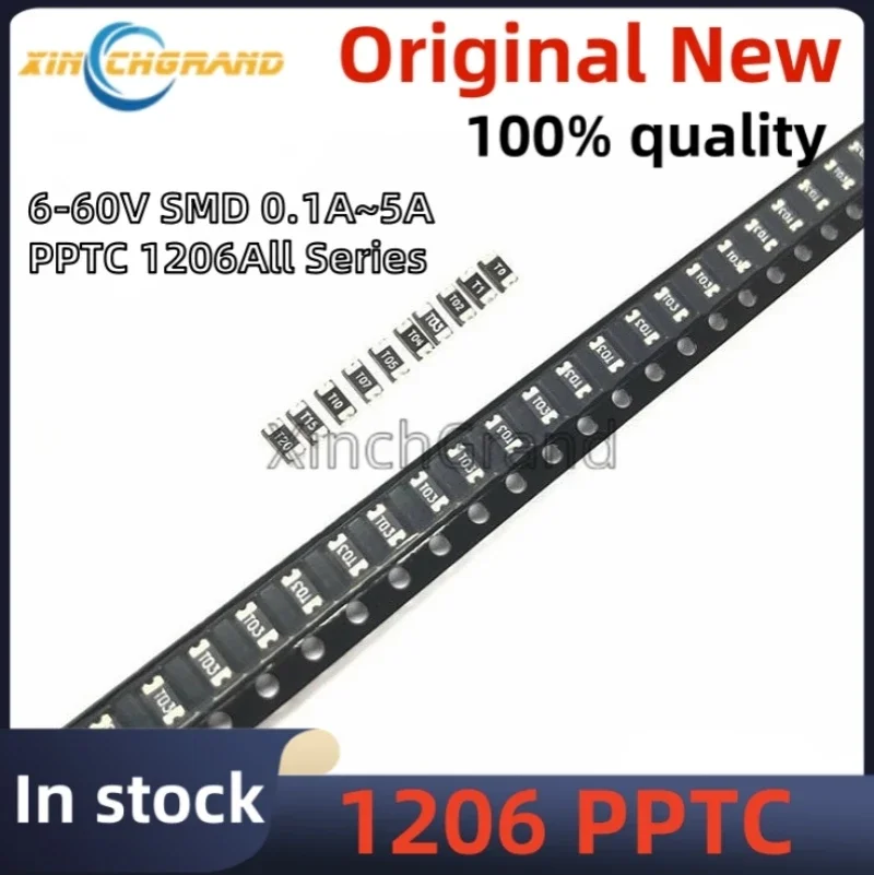 20Pcs/Lot PPTC1206 0.1A 0.2A 0.5A 1A 1.5A 2A 3A 6V 8V 16V 24V 30V 48V 60V Self-Recovery Fuse 1206 Automatic Resettable Fuse SMD