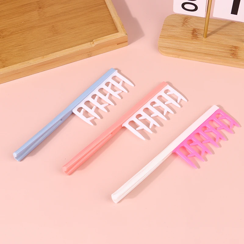 Hair Styling Curly Fluffy Brush Salon Scalp Massage Z Shape Combing Brush Smoothing Heatless Curl Combs Barber Tools image 5