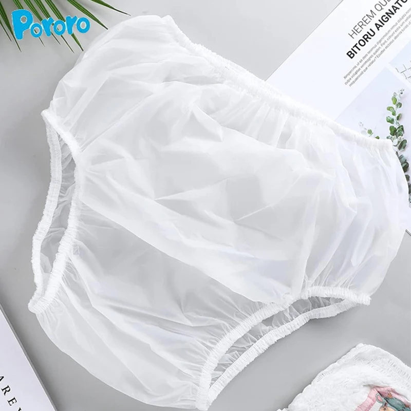 Reusable TPU Waterproof Adult Incontinence Pants Cover Washable Leak Proof Soft Comfort Protective Underwear for Elderly Care