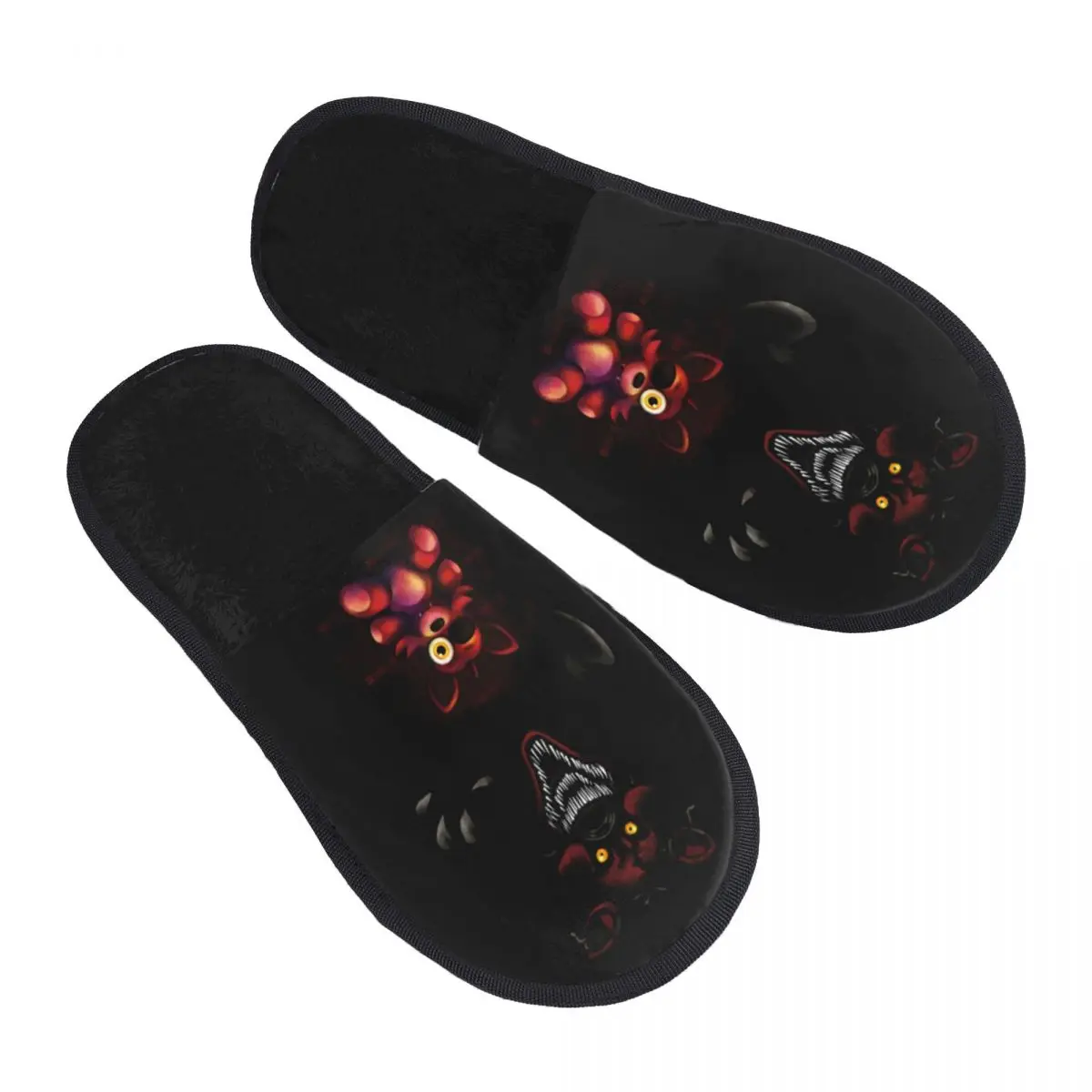 Custom Springtrapped FNAF Guest Slippers for Hotel Women Horro Game House Slipper