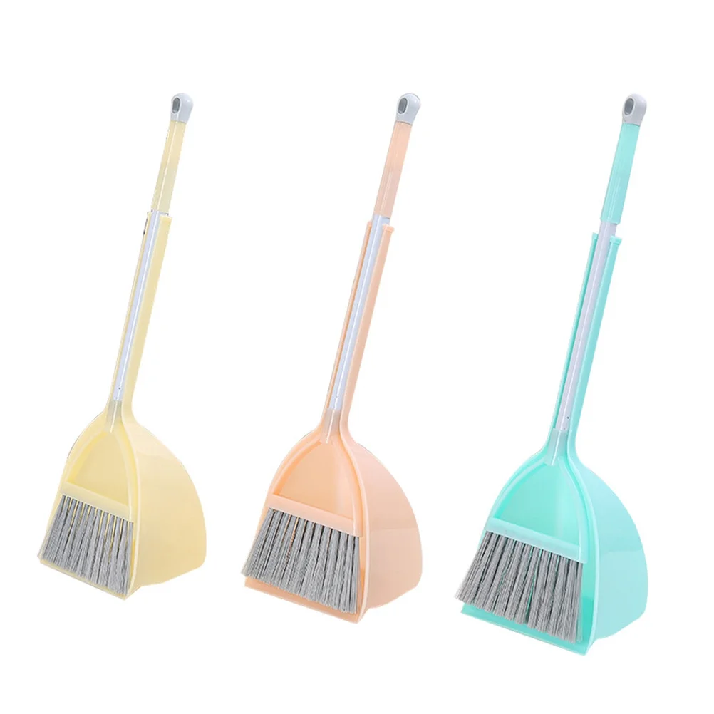 Besen Mopp Set Kinder Housekeeping Kit Langlebiger Kunststoff Sicher für Böden Rollenspiel Geschenk Kinder Reinigung Spielzeug Set