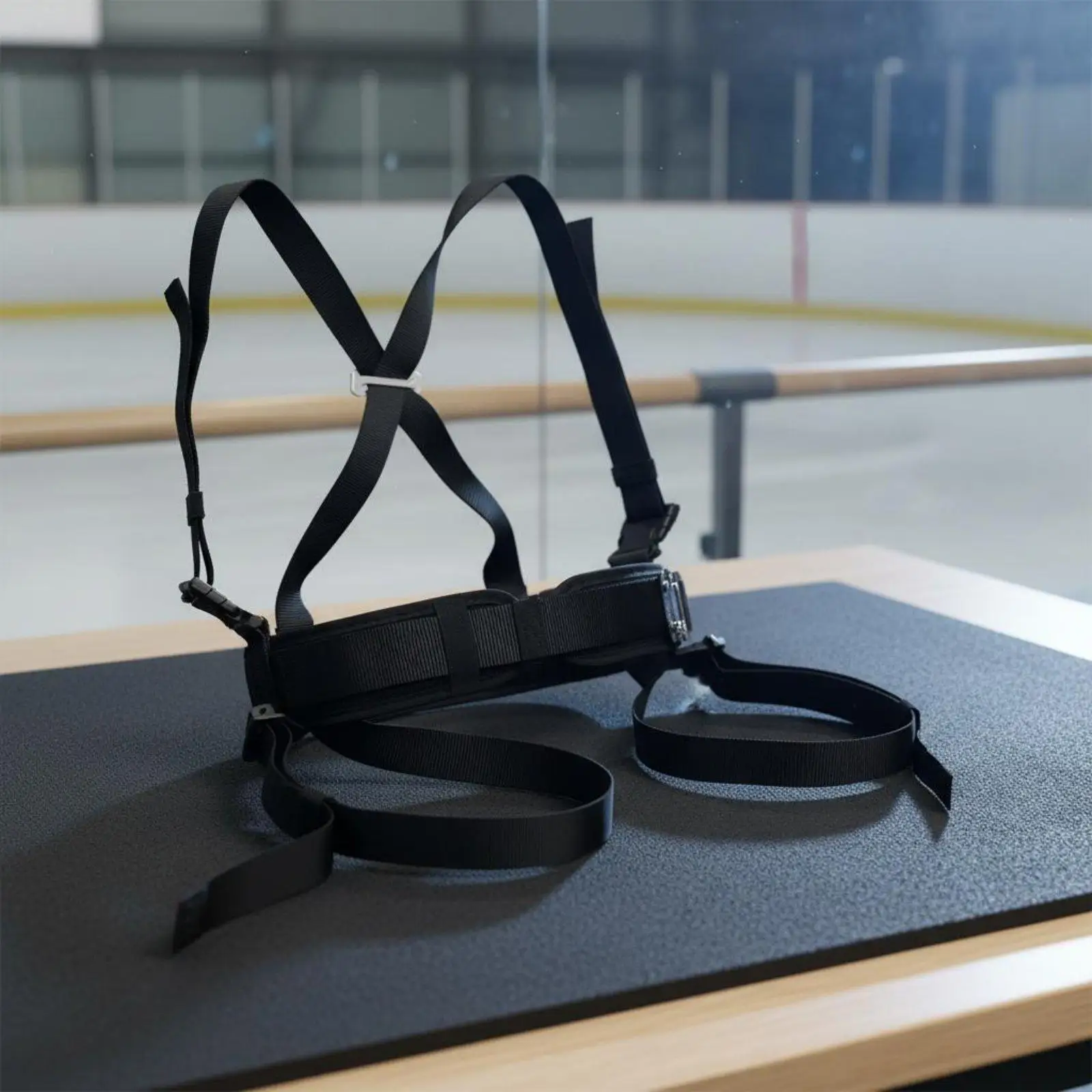 Figure Skating Harness Portable Ice Skating Rotation Coach Compact Design