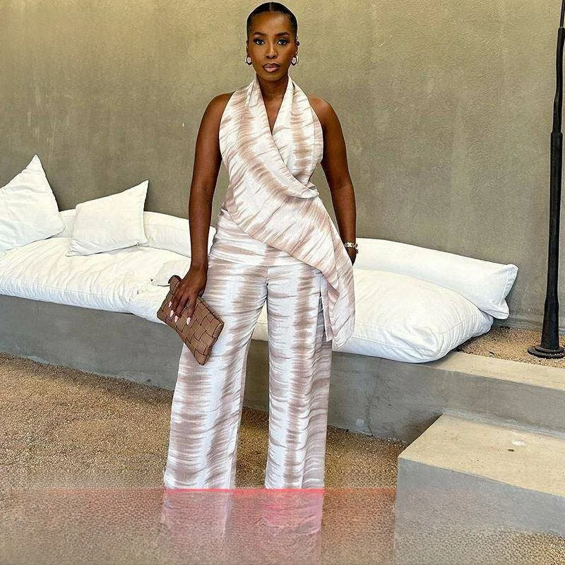 

Sexy Ne Hanging Svel Jumpsuit Form-Fitting Long Pants Mid-Waist Straight Leg Full-Length Coverage No Brand Registered