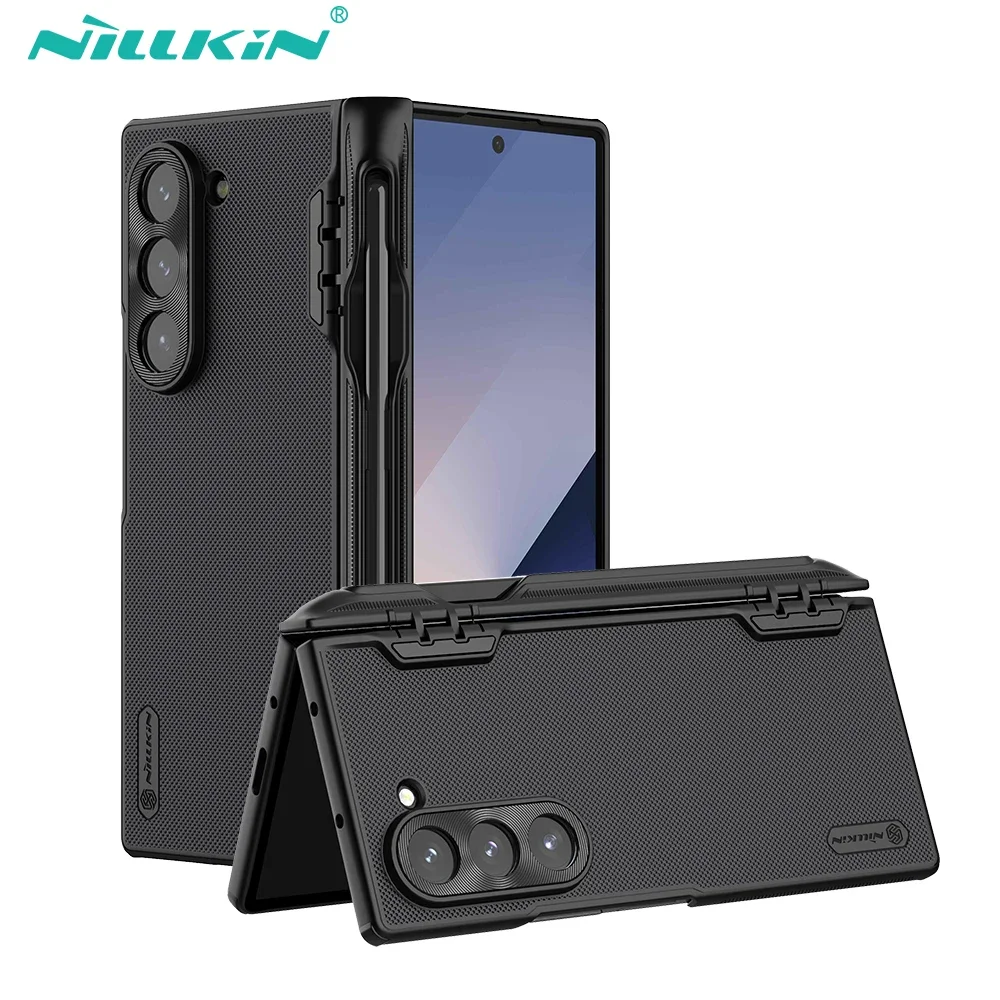 Nillkin For Samsung Galaxy Z Fold 6 Case Frosted Shield Folding Anti Shockproof Back Cover For Galaxy Fold 6 5G With S-Pen Slot