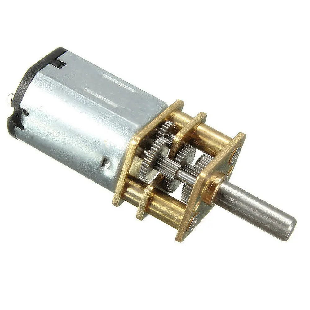 GA12-N20 DC 3V 6V 12V Micro Metal Gear Motor Gear Wheel Gear Motor 30RPM 50RPM 60RPM 100RPM 150RPM 200RPM 300RPM 600RPM 1000RPM