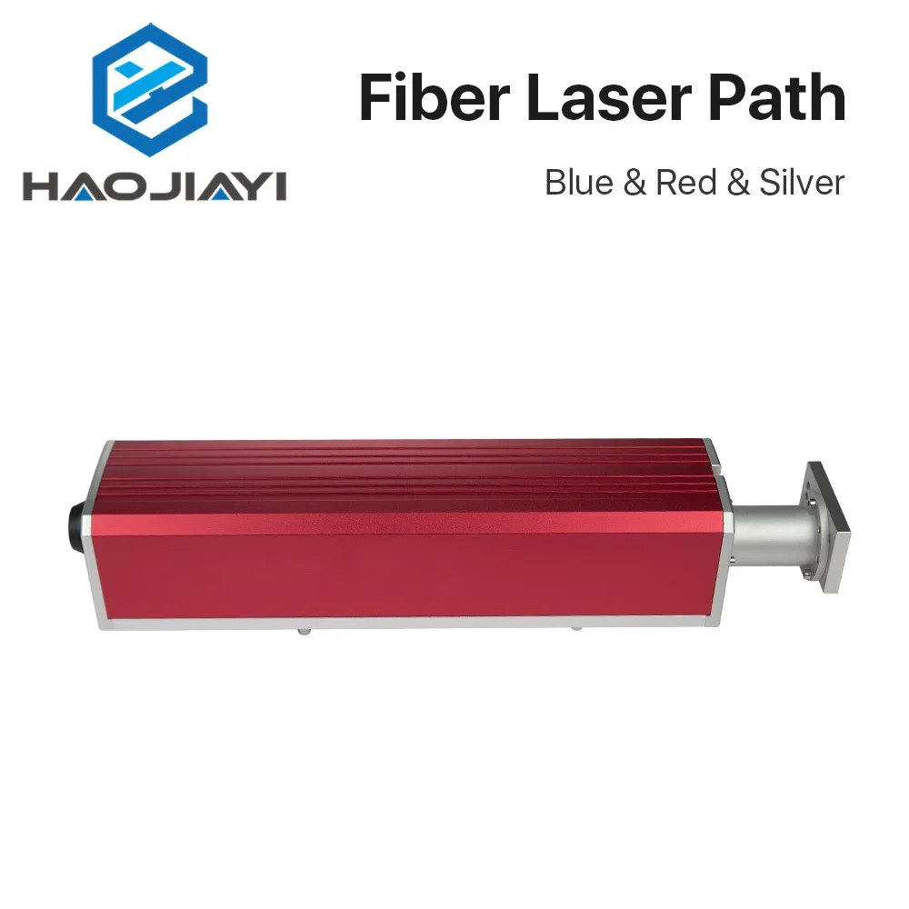 Fiber Laser Path Blue Red Silver Standard Fiber Laser Path Housing Rayucs MAX Interface for Laser Marking Machine