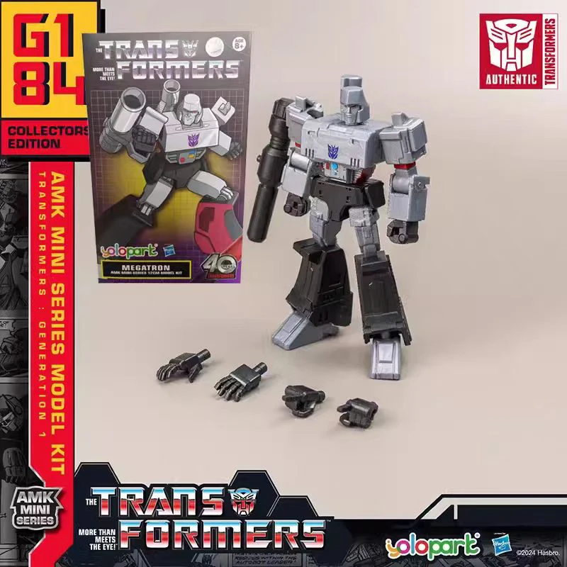 Hasbro Transformers G1 Yolopark AMK Mini Megatron Optimus Prime Grimlock Soundwave Bumblebee Starscream Gift Toy Action Figures