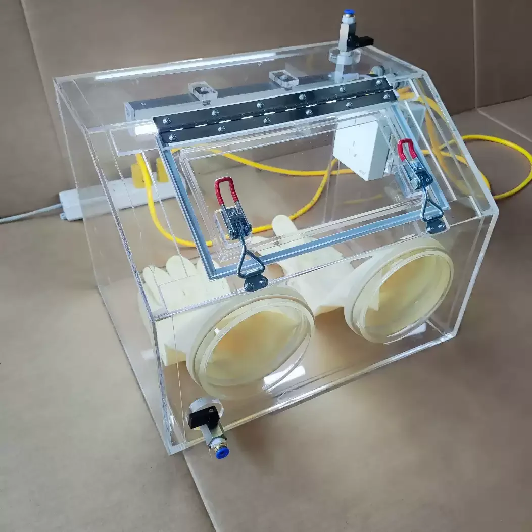 Nitrogen glove box, laboratory sealed box, inert gas operating box