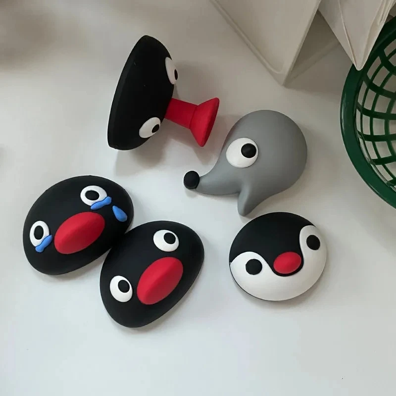 แม่เหล็กติดตู้เย็นลายการ์ตูนพินกี้น่ารัก - สติ๊กเกอร์ตกแต่ง 3 มิติ และตะขอแขวนในห้องน้ำแบบไม่ต้องเจาะ ของตกแต่งบ้าน ของขวัญ