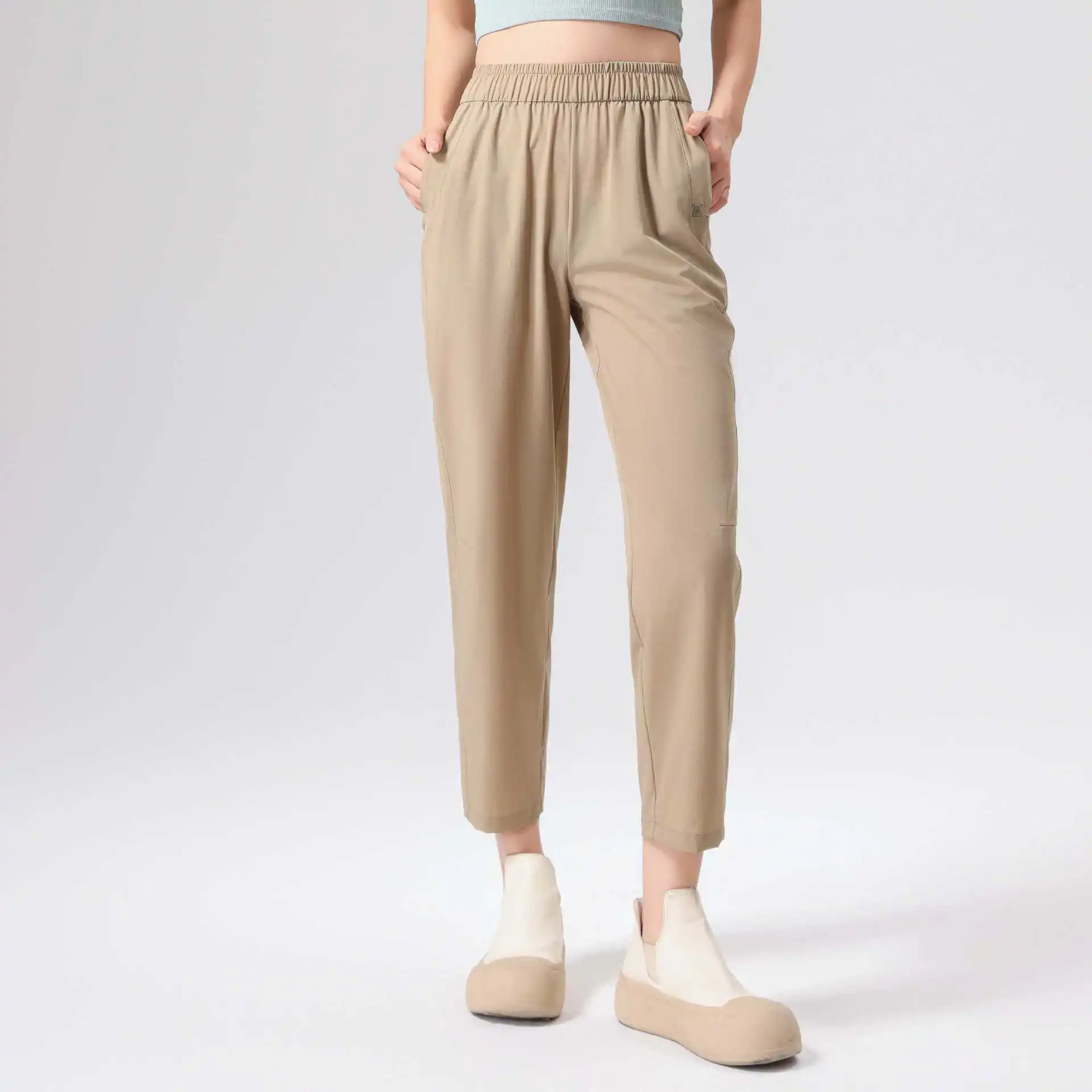 

Comfortable Woven High-density Quick-drying Ice-feel Moisture-wicking Sun Protection Women's Pants