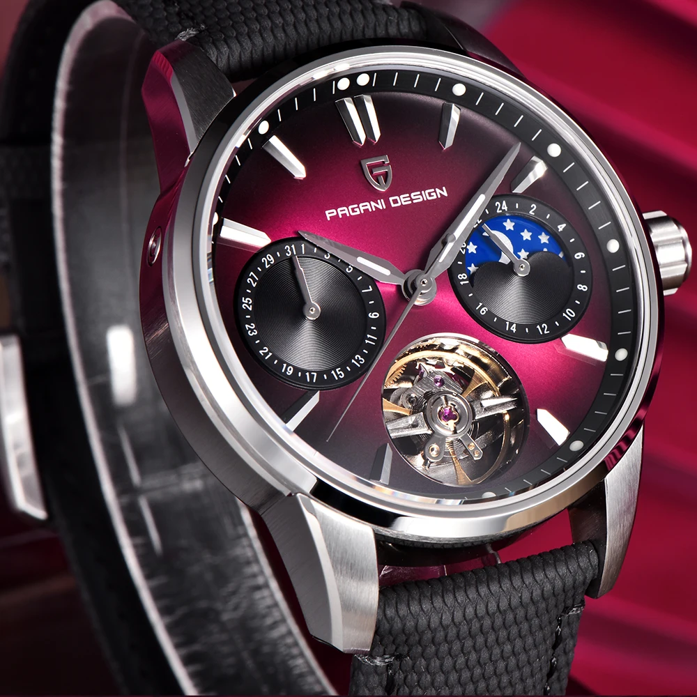 

Pagani Design 2025 New 41MM Luxury Automatic Mechanical Men's Watch Stainless Steel 100m Waterproof Pilot Watch reloj hombre