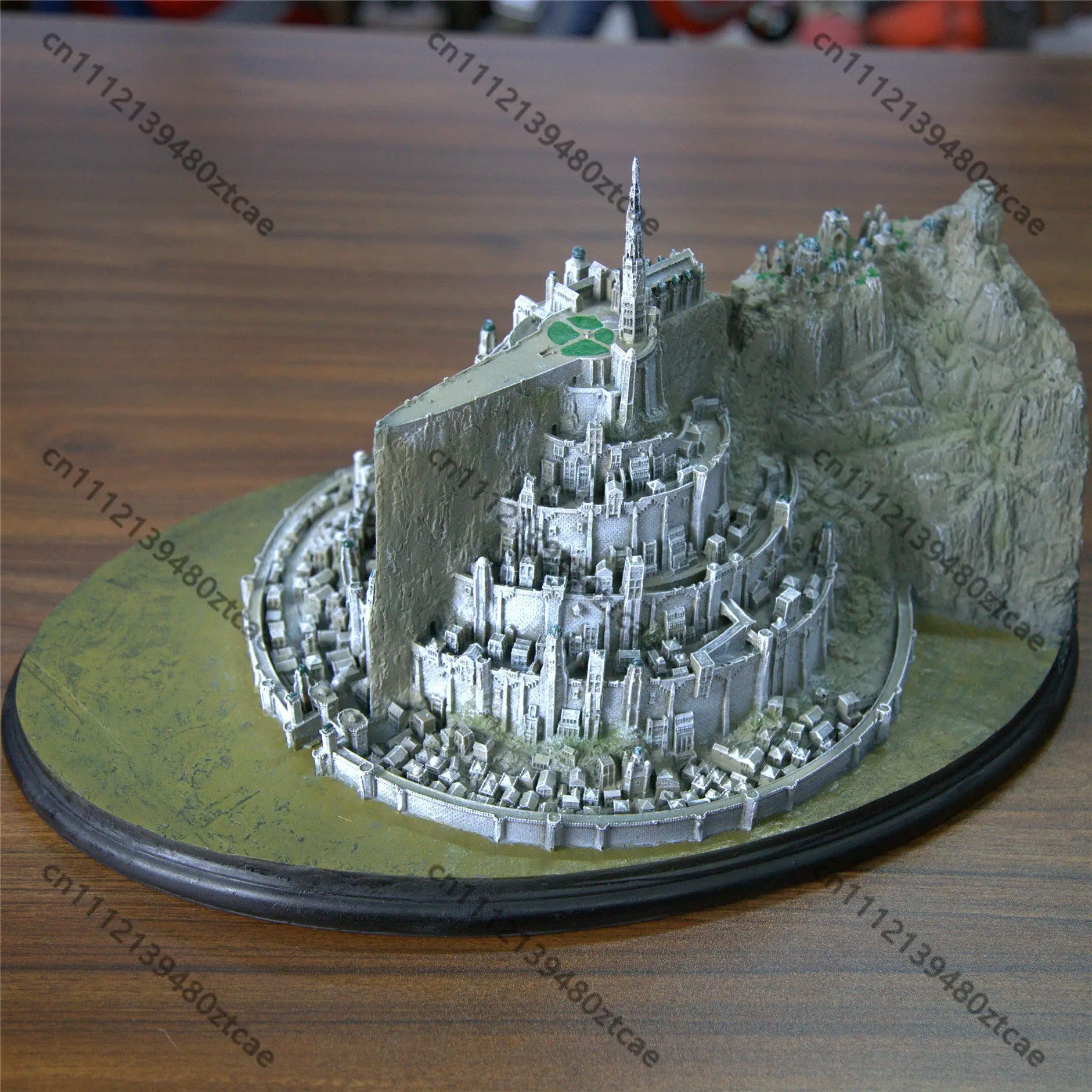 

Mini Castle Scene Statue Desktop Ornament Medieval Ancient City Building Model Home Decor Art Craft Collection Figurine
