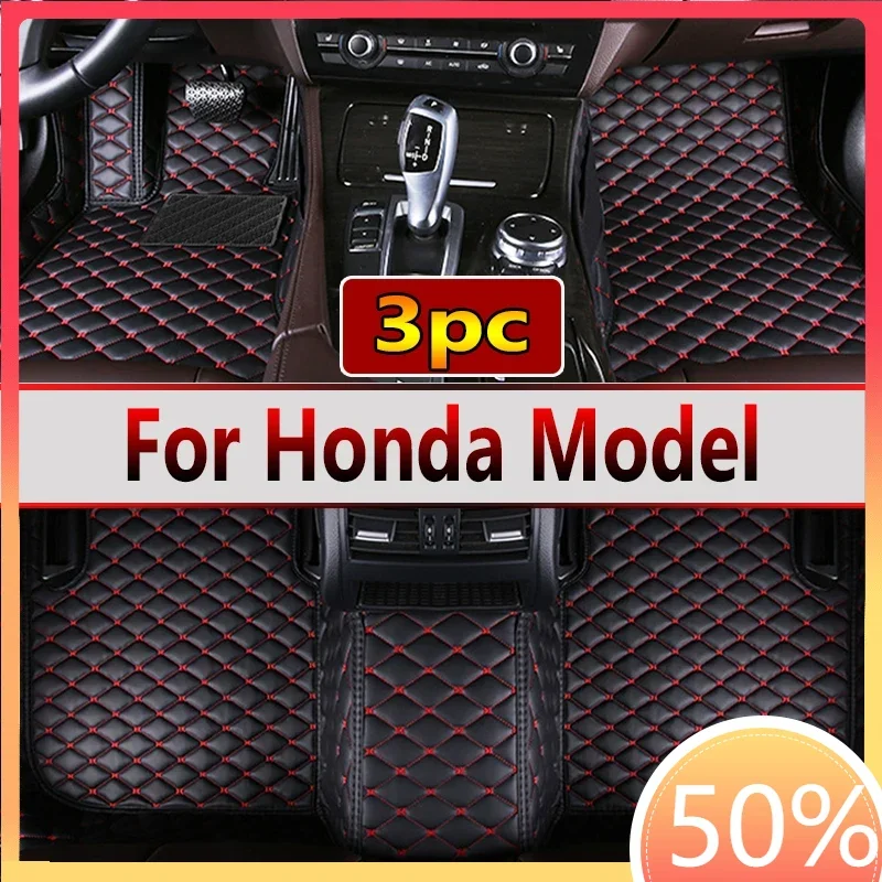 Car Floor Mats For Honda Accord Civic eNS1 Vezel CR-V Fit Spirior CRZ Insight City Odyssey HRV Car Accessories 2022 2023