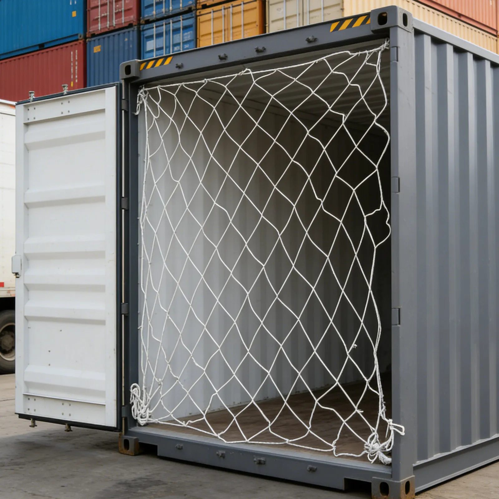 Heavy Duty Container Protective Mesh Grid Steel Rust-Resistant Safety Net Panel for Shipping Storage Security