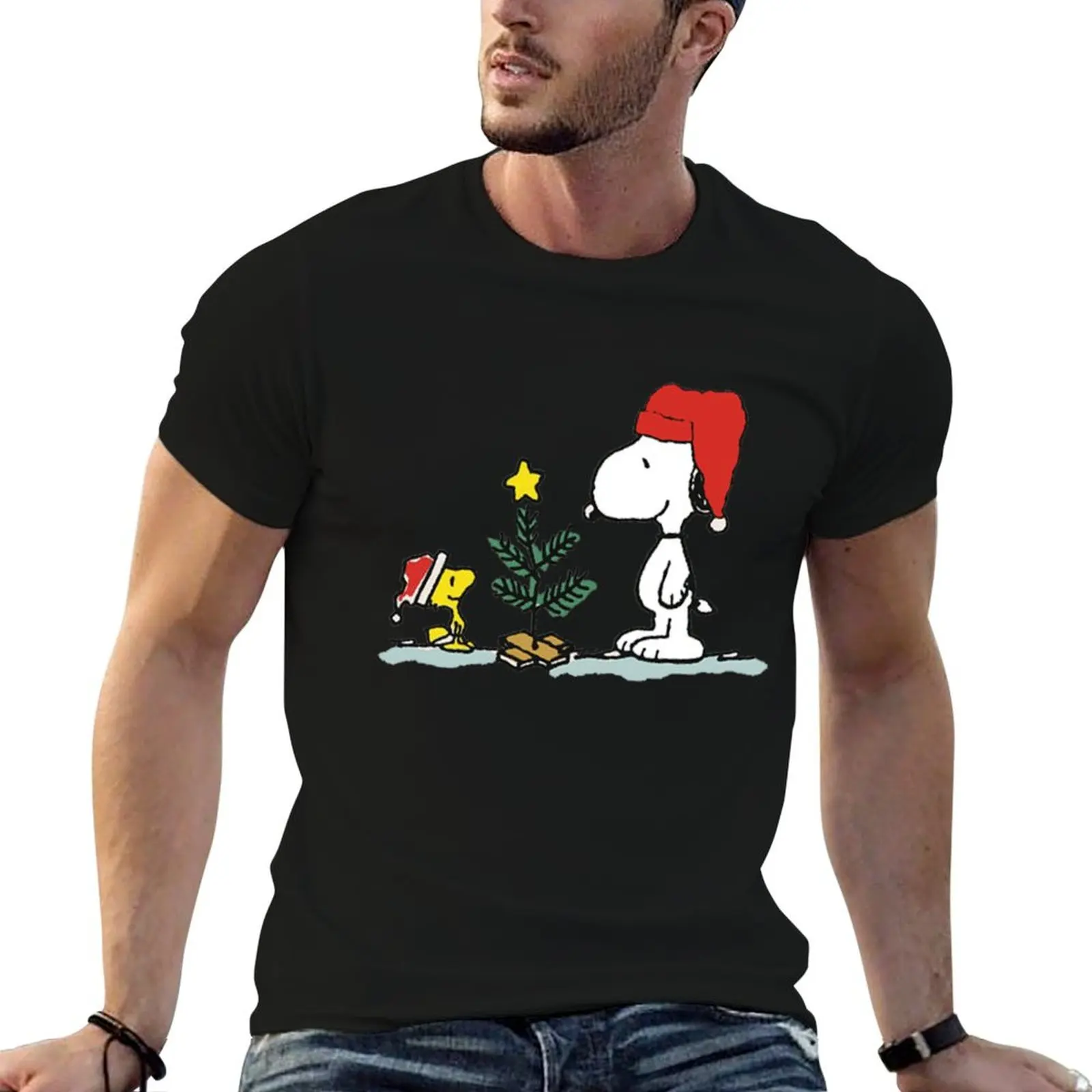 Festive Joy Among Friends T-Shirt summer clothes graphic tee shirt t shirts for men