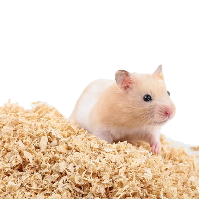 

Super Absorbent Deodorizing Pet Bedding Dust Free Wood Shavings for Hamster Rabbit Guinea Pig Chinchilla Squirrel Dry Clean 1kg