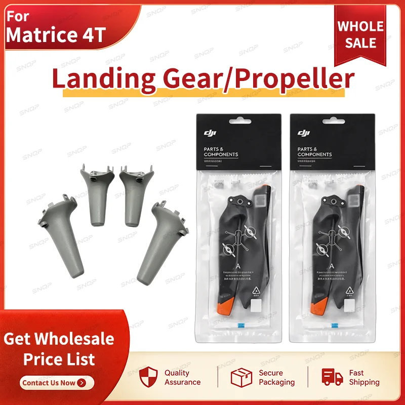 SNQP Wing Blades & Front Rear Arm Leg Landing Gear For DJI Matrice 4T Replacement Maintenance Spare Repair Accessories