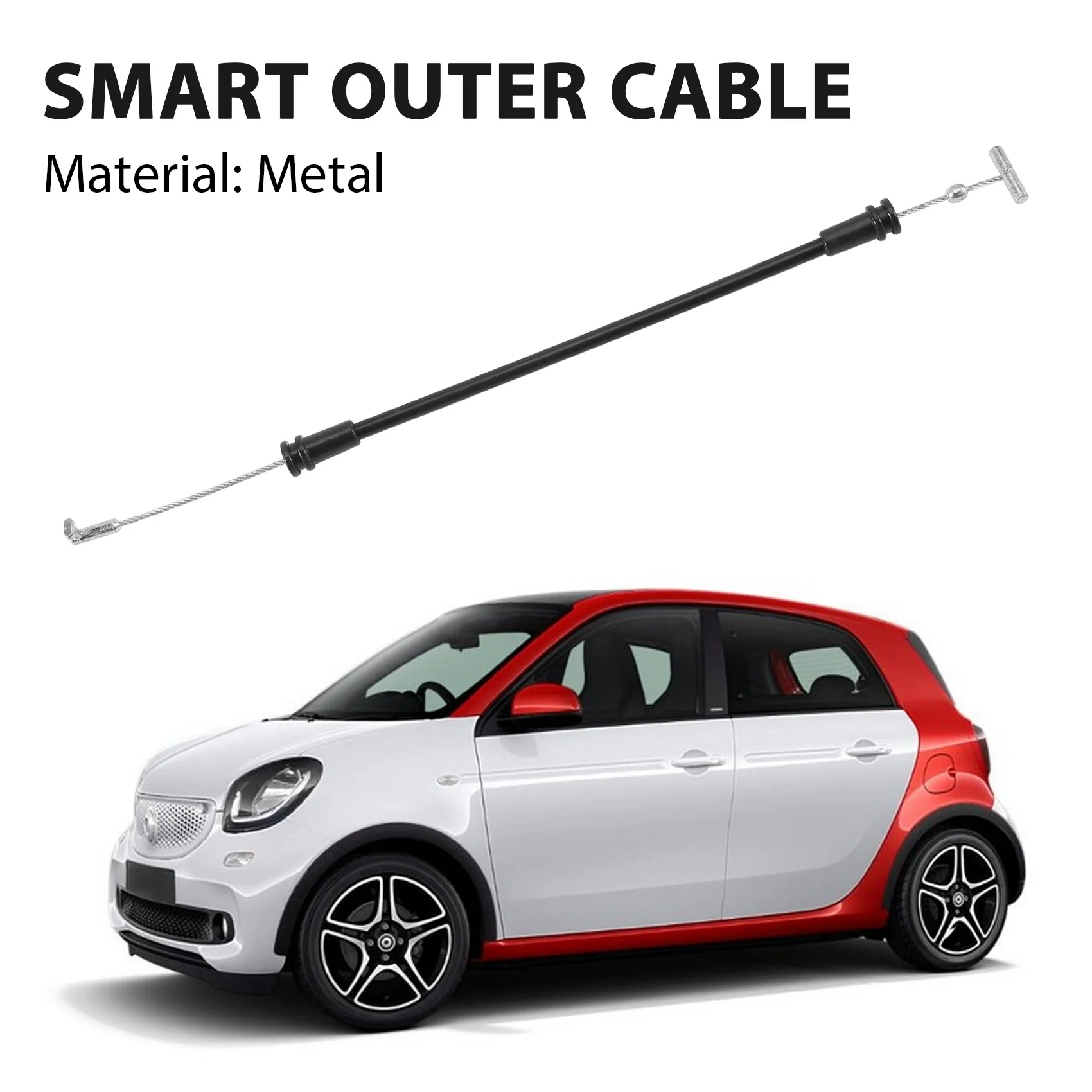 For Smart Car Forfour(454)Front Exterior Door Handle Cable A4547230169