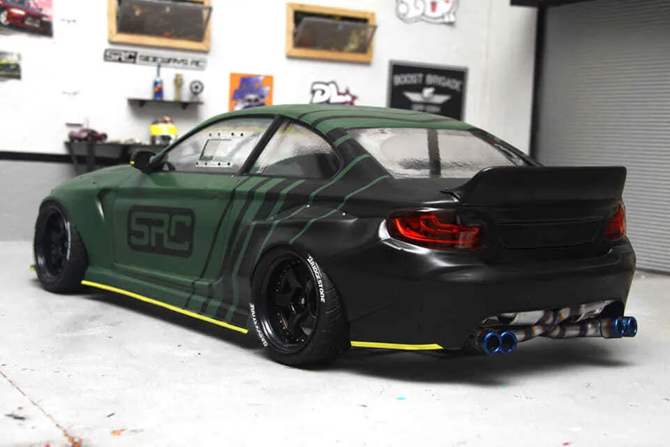 Rcクリアボディ車ドリフトツーリング1:10 bmw F22 m 2クーペf 22