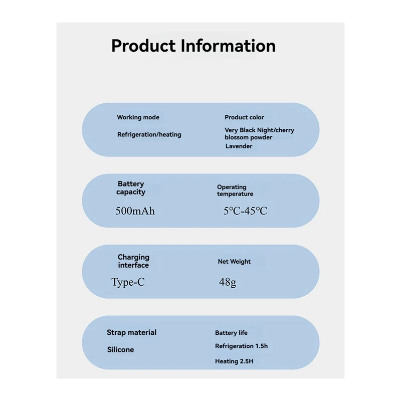 F-3C ساعة صغيرة مروحة التدفئة التبريد تكييف الهواء سوار أشباه الموصلات التبريد التدفئة USB المحمولة ساعة مروحة