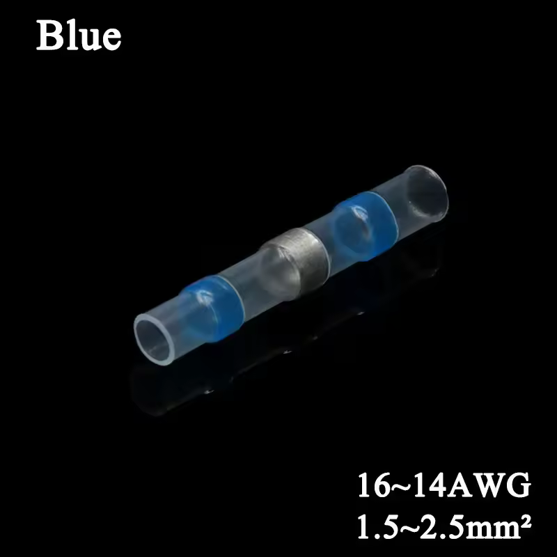 10 ~ 500pcs Solder Seal  Wire Connectors Kit Heat Shrink Butt Crimp Terminals Waterproof Electrical Cable Splice Connector - Image 8