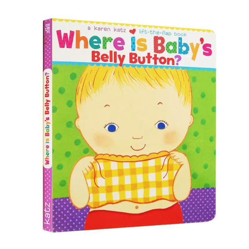 

Original English Picture Book Karen Katz Flip Through Books Where Is Baby Belly Button English Books Libros Livros