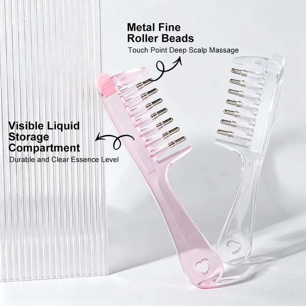 Multi-Function Mini Portable Head Applicator Hair Care Scalp Nourish Hair Firming Applicator Anti-Frizz Anti-Static