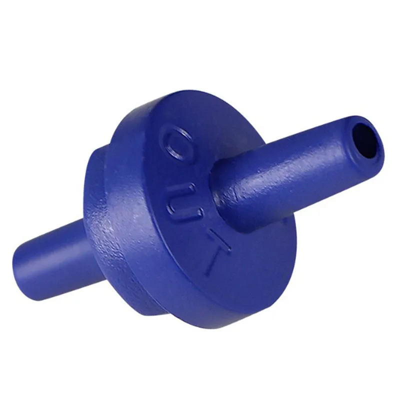 5 X One Way Non-Return Check Valve Aquarium Accessories Co2 System Air Pump Fish Aquarium Air Pump Check Valve blue 5pcs