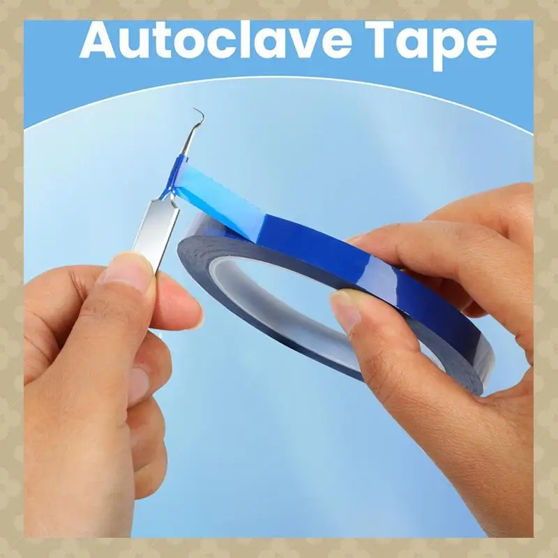 

AB45 20 Rolls Autoclave Tape 216Ft Colorful Instruments Identification Tape 10 Colors Instruments Tapes 0.315 Inch Width