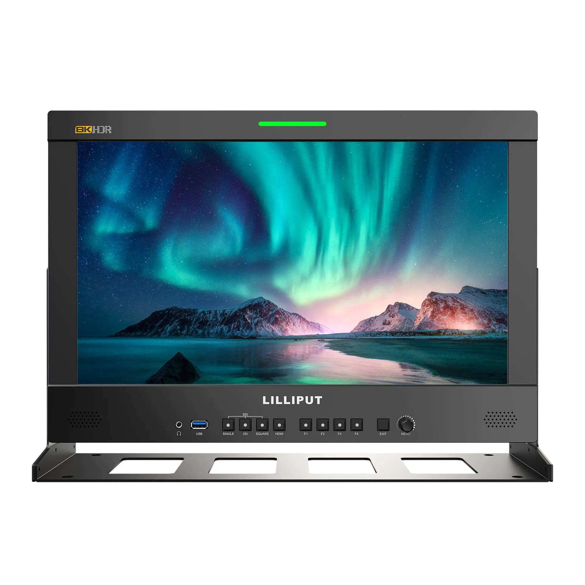 For Lilliput 17.3 Inch 8K HDR Broadcast Monitor 12G-SDI New 4K for HDMI Input DCI-P3 BT2020 60Hz Multiview Quad Split 4 Channels