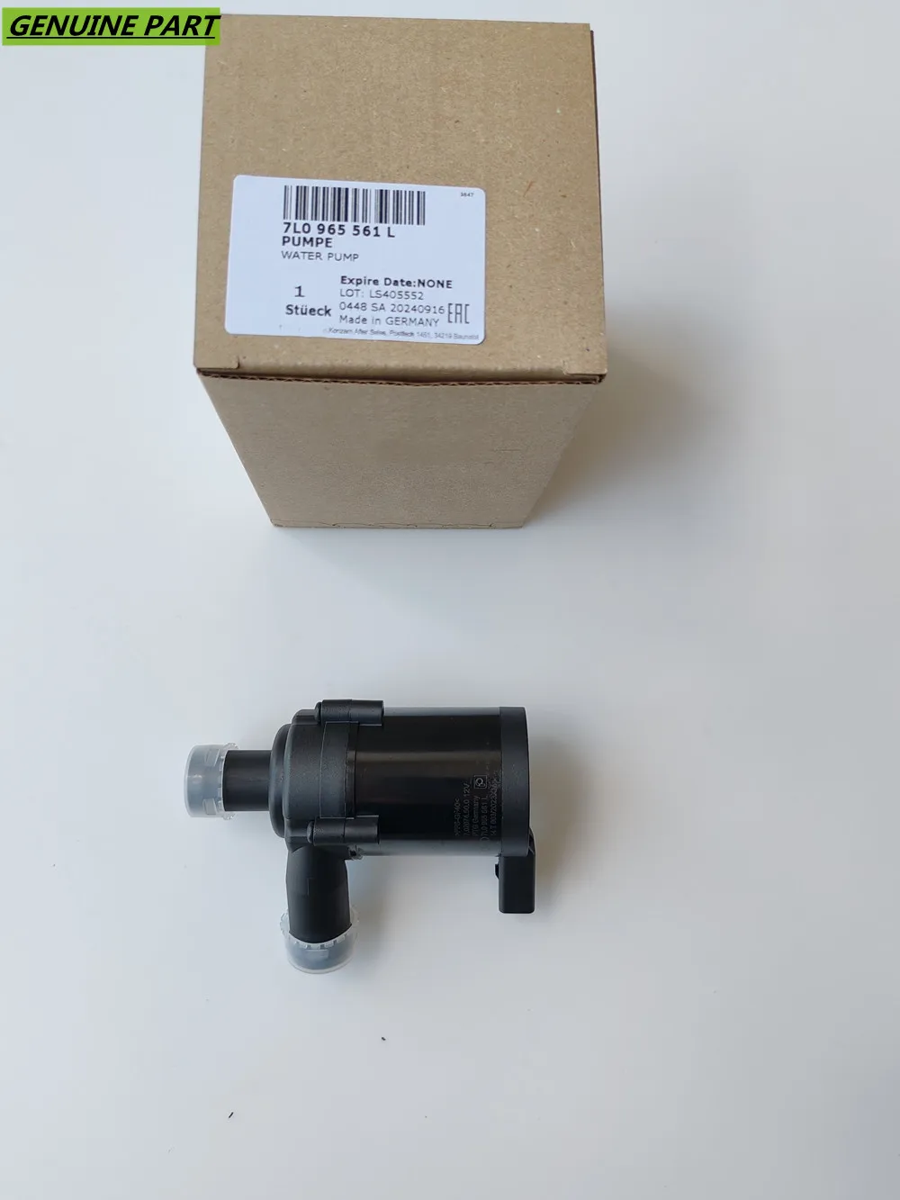 

Genuine 7L0965561L OEM Auxiliary Electric Coolant Water Pump 2 Pins For VW Touareg AUDI A6 A7 Q7 2.0T/2.8/3.0/4.0 # 7L0 965 561L