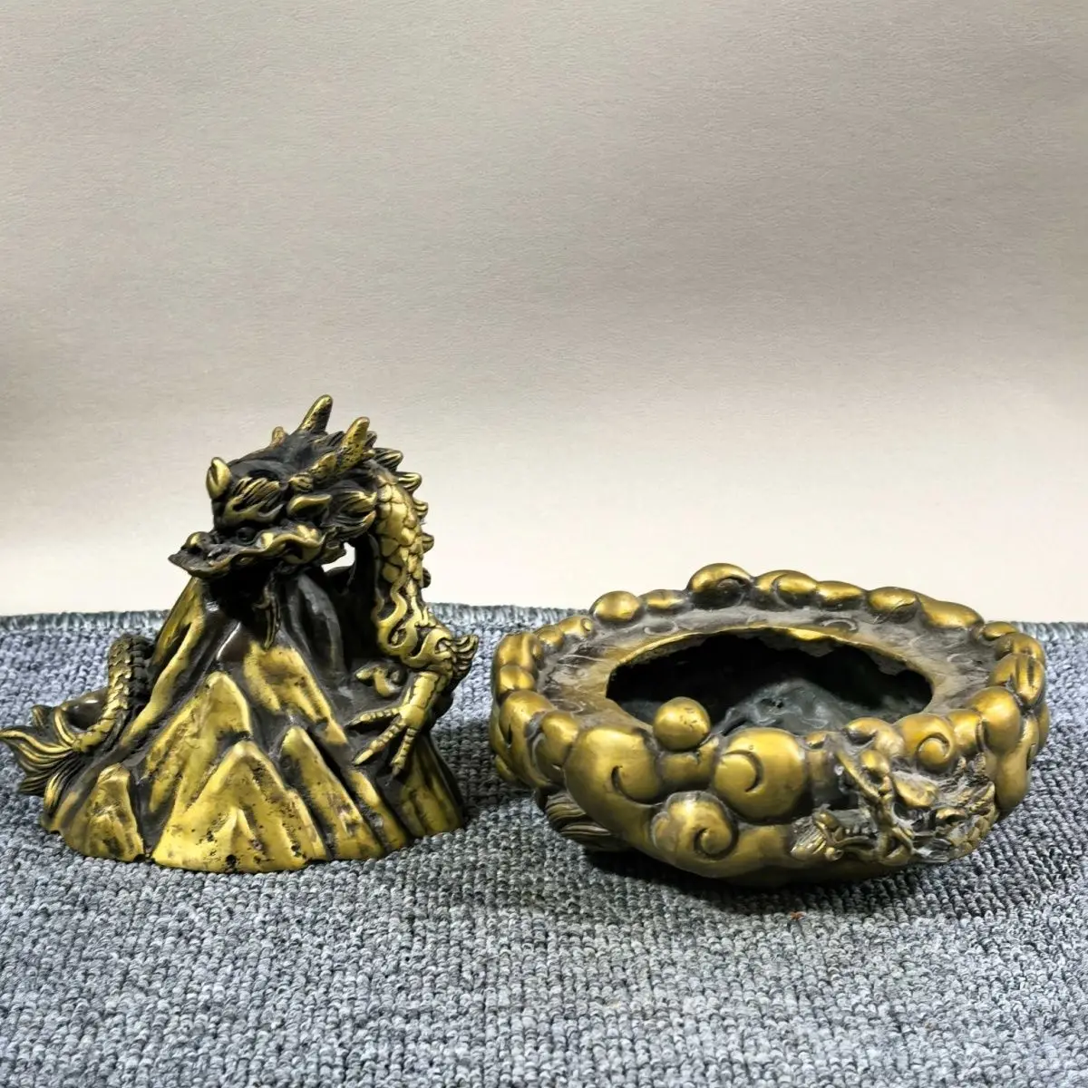 dragon mountain Backflow Incense Burner   Statue Sculpture Figurines Home Garden Decoration Statues For House ﻿