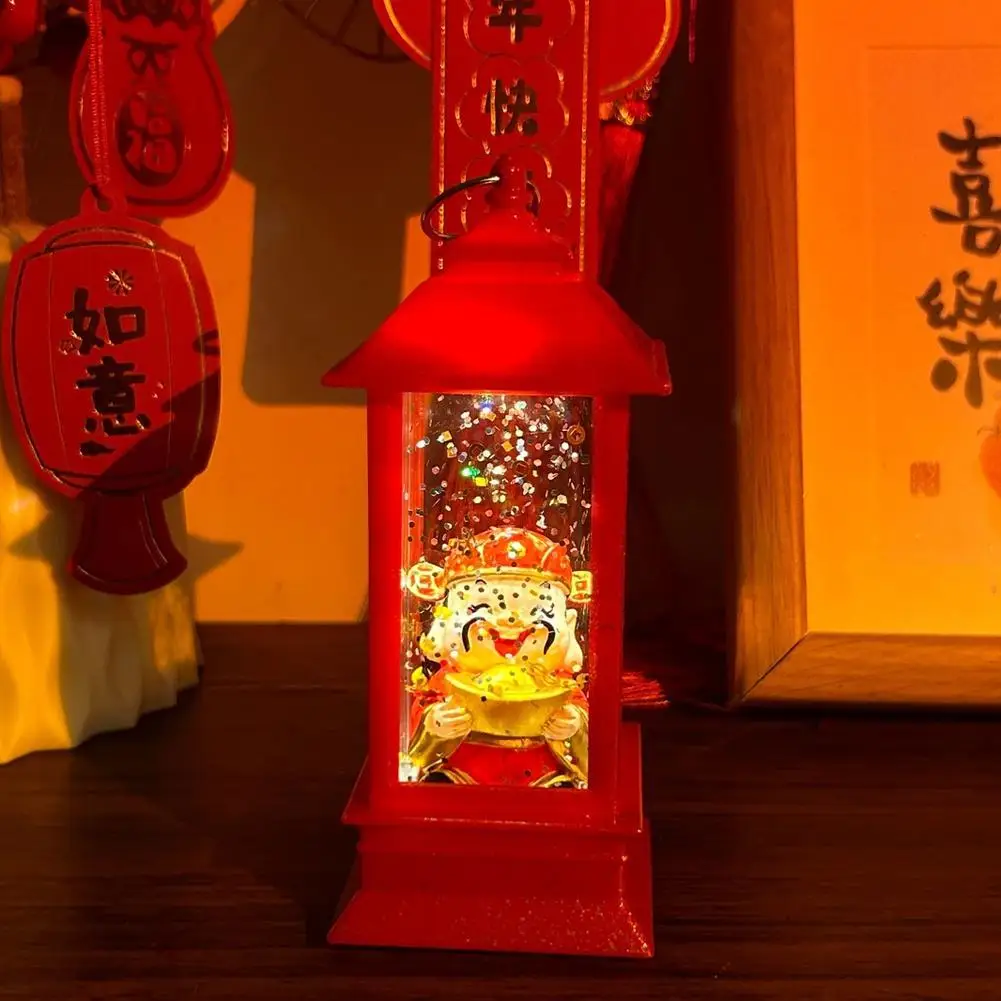 2025 Chinese New Year Lantern Chinese God Of Wealth Lanterns The Year Of Snake Hanging Night Light Spring Festival Home Decor