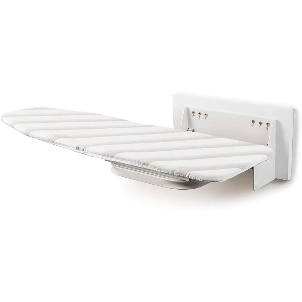 

Wall-Mounted Ironing Board, 180° Swivel Retractable Ironing Board w/Cover 38.7" x 11.8" Clothes Ironing Table for Small Spaces,