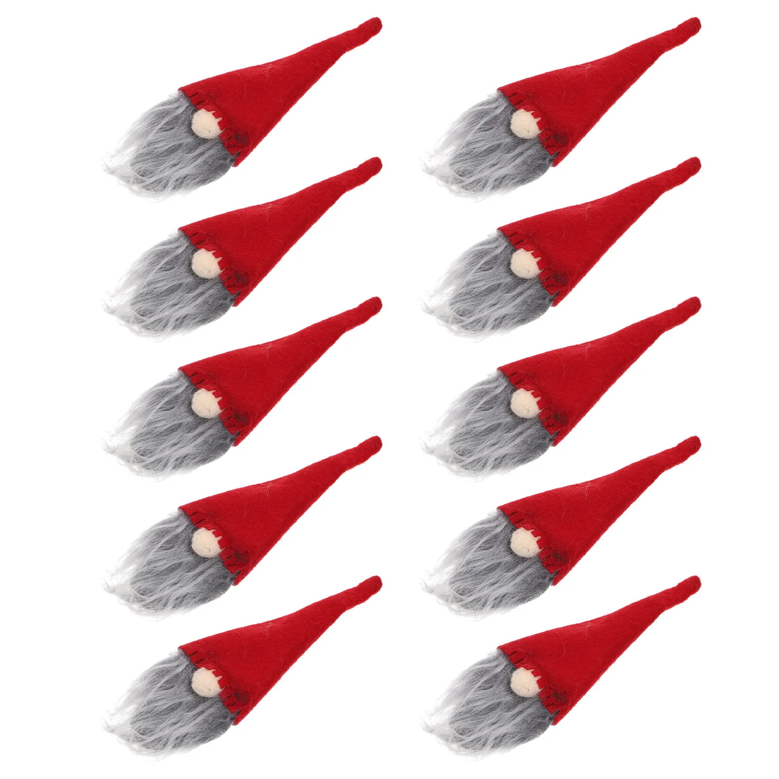 10 Pcs Bottle Holder Hat Creative Decor Mini Bottles Decoration Adorable Cover Hats Decors